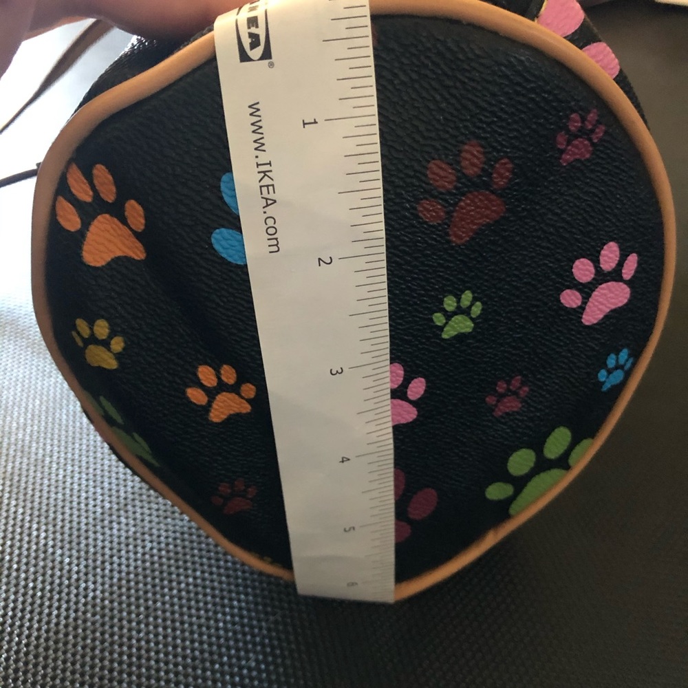 Paw Monogram Cylinder Mini Purse - Picture 3 of 6